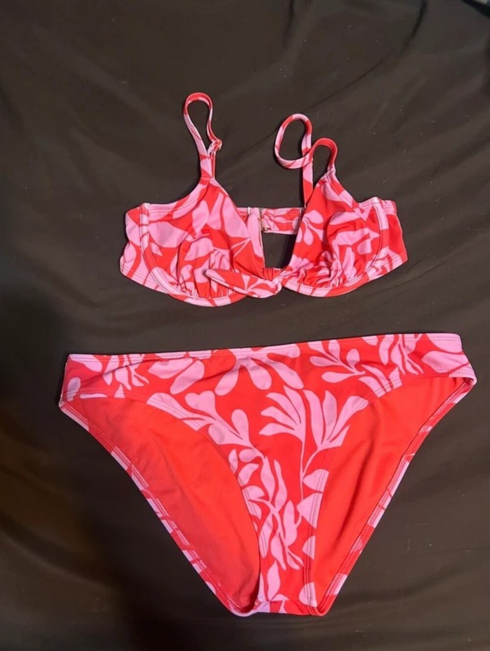 Shade & Shore Pink Bikini Set XL